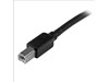 StarTech.com 15m / 50 feet Active USB 2.0 A to B Cable - M/M
