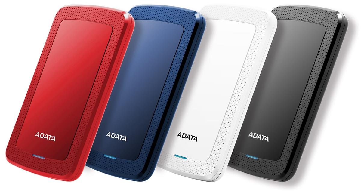Image of Adata HV300 2TB Mobile External Hard Drive in Black - USB3.1
