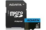 ADATA Premier 32GB microSDHC Memory Card, UHS-I, A1 Qualified, Class 10, with Adaptor