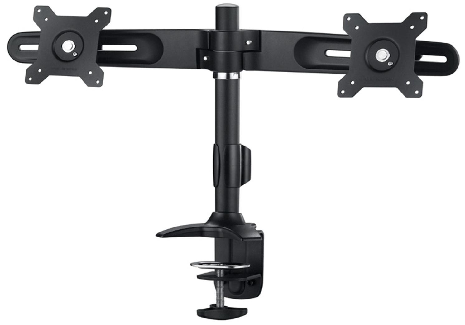 Photos - Mount/Stand Neovo AG  DMC-02D Dual-Display Desk Mounting Clamp  (Black/Silver)
