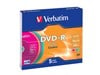 Verbatim DVD-R Colour 4.7GB 16x Slim Case (5 Pack)