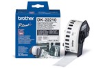 Brother DK Labels DK-22210 (29mm x 30.48m) Continuous Paper Labelling Tape (Black On White) 1 Roll