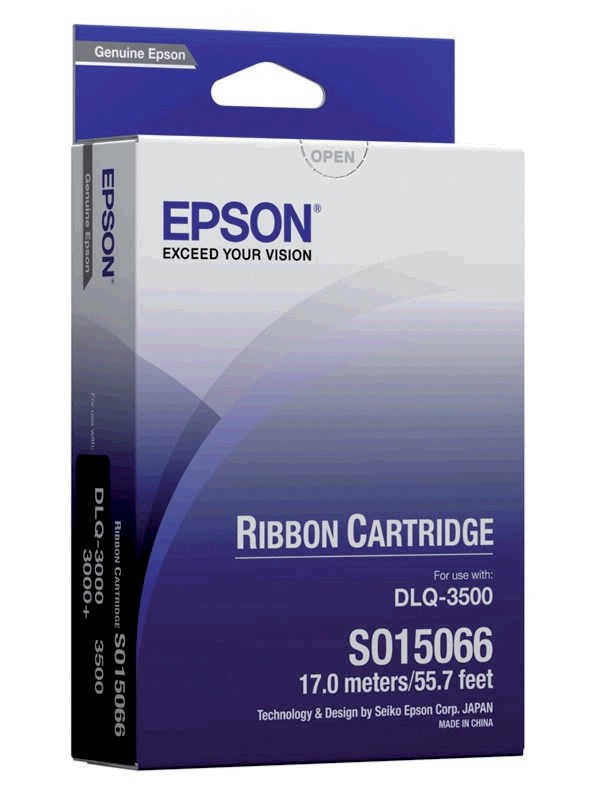 Photos - Ink Ribbon Epson S015066  Black Nylon  Cartridge C13S (6,000,000 Characters)