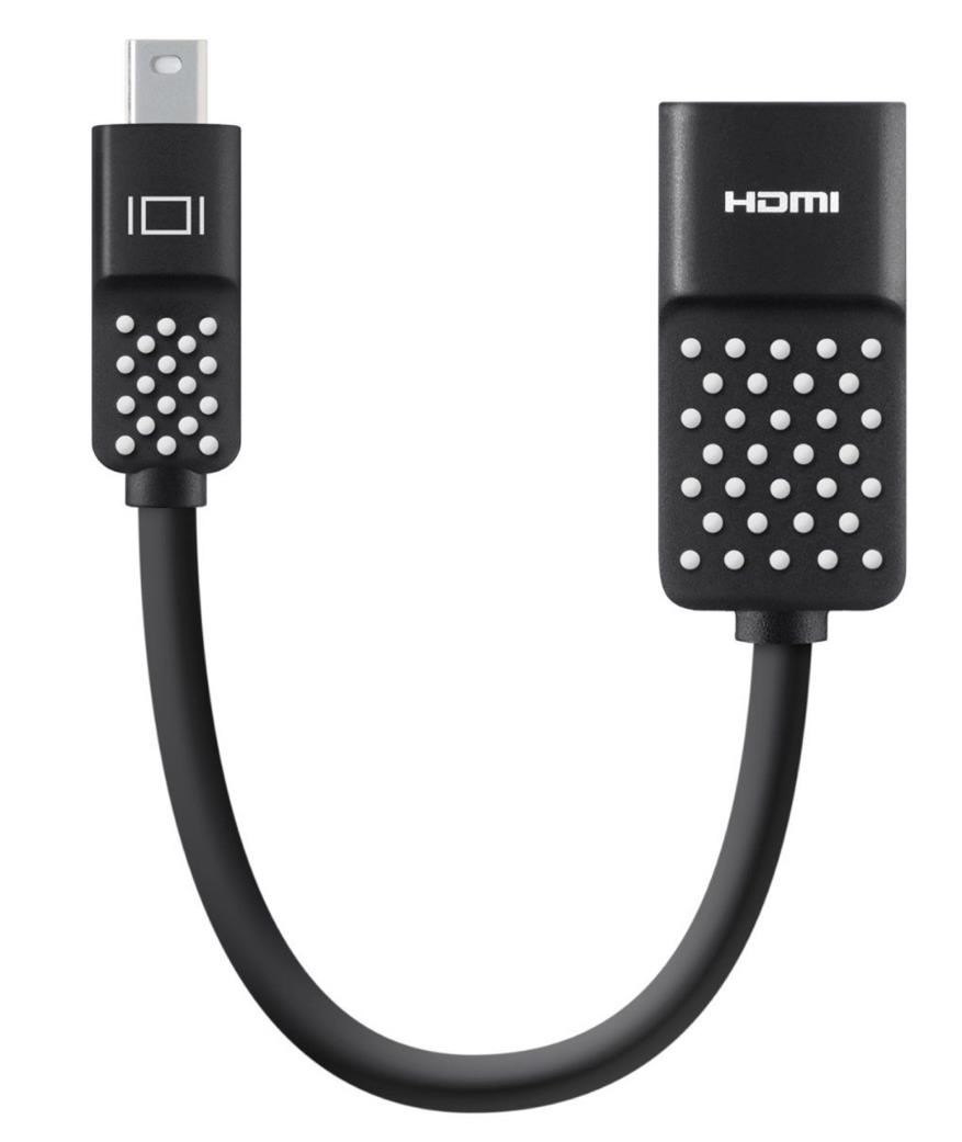 Photos - Cable (video, audio, USB) Belkin Mini DisplayPort to HDTV Adaptor F2CD079bt 