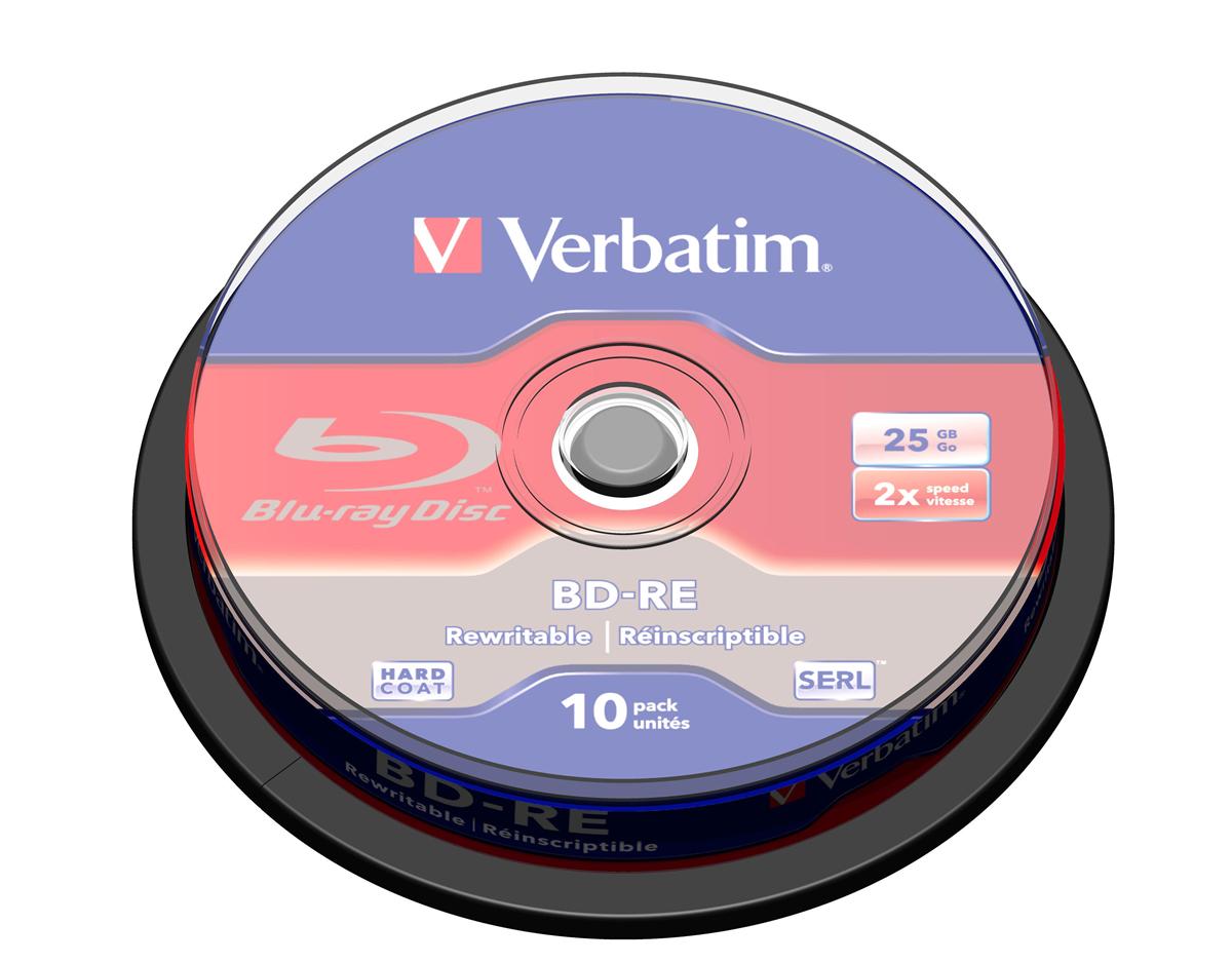 Verbatim BD-RE SL 25GB 2x Spindle - 43694 | CCL