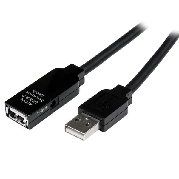 Photos - Cable (video, audio, USB) Startech.com  USB 2.0 Active Extension Cable - M/F USB2AAEXT10M (10m)