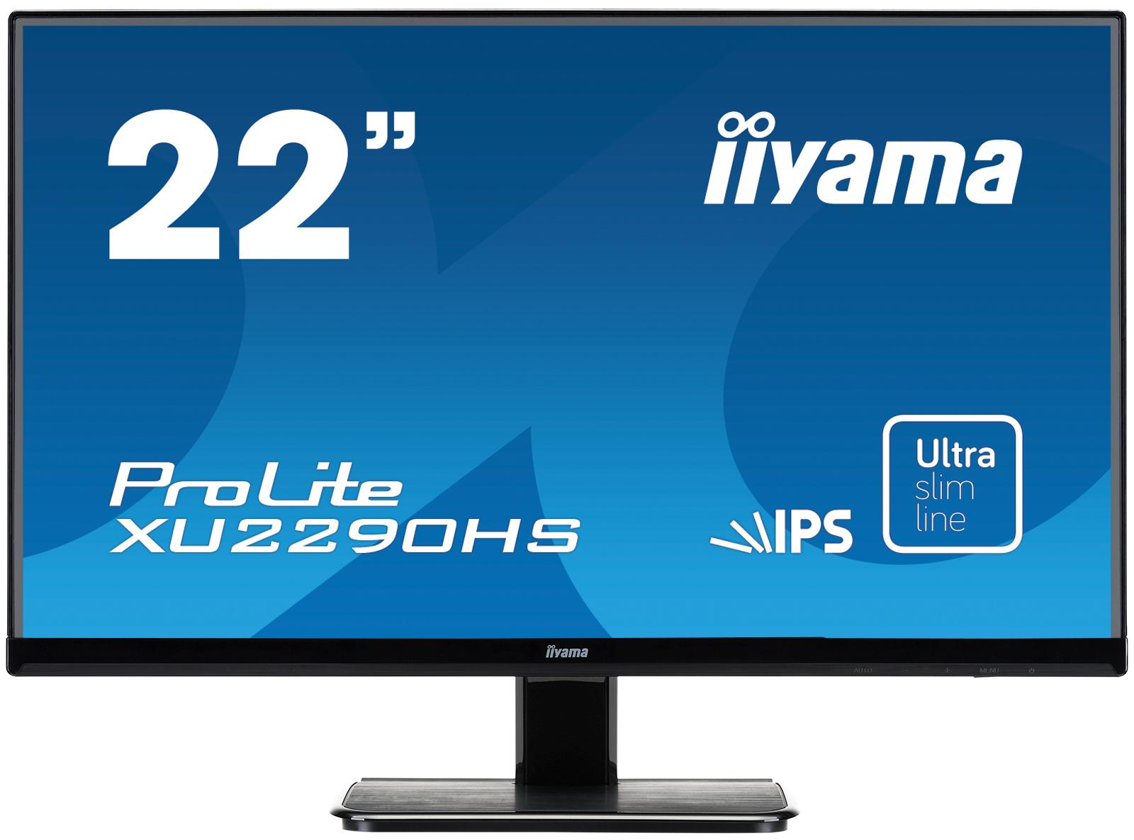 iiyama ProLite XU2290HS 22 inch LED IPS Monitor - Full HD, 5ms, DVI