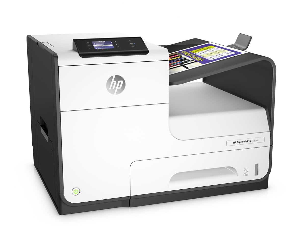 HP PageWide Pro 452dw A4 Colour Pigmented Ink Wireless Printer 512MB 