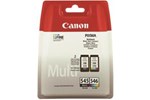 Canon PG-545/CL-546 (Yield: 180 Pages) Black/Cyan/Magenta/Yellow Ink Cartridge Pack of 2