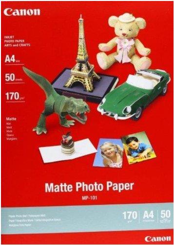 Image of Canon MP-101 (A4) 170g/m2 Matte Photo Paper (White) 1 Pack of 50