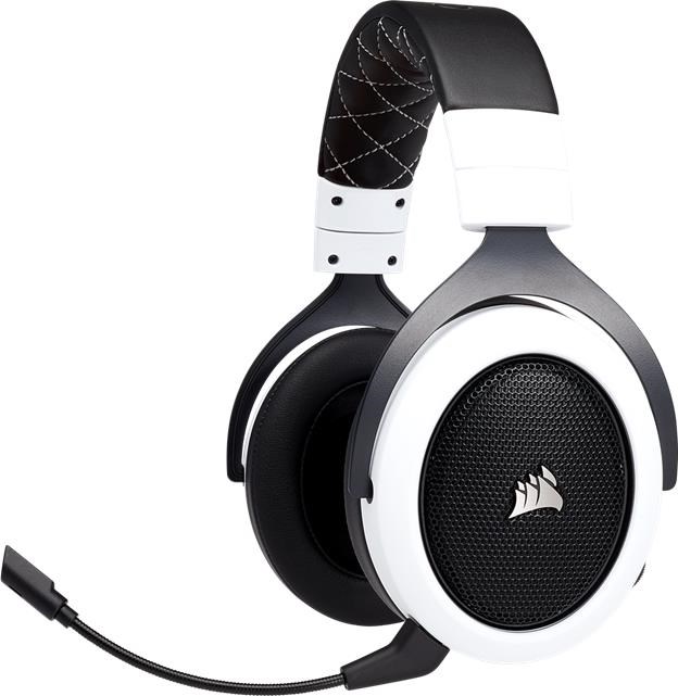 Corsair HS70 Wireless Gaming Headset with Microphone (White) CA