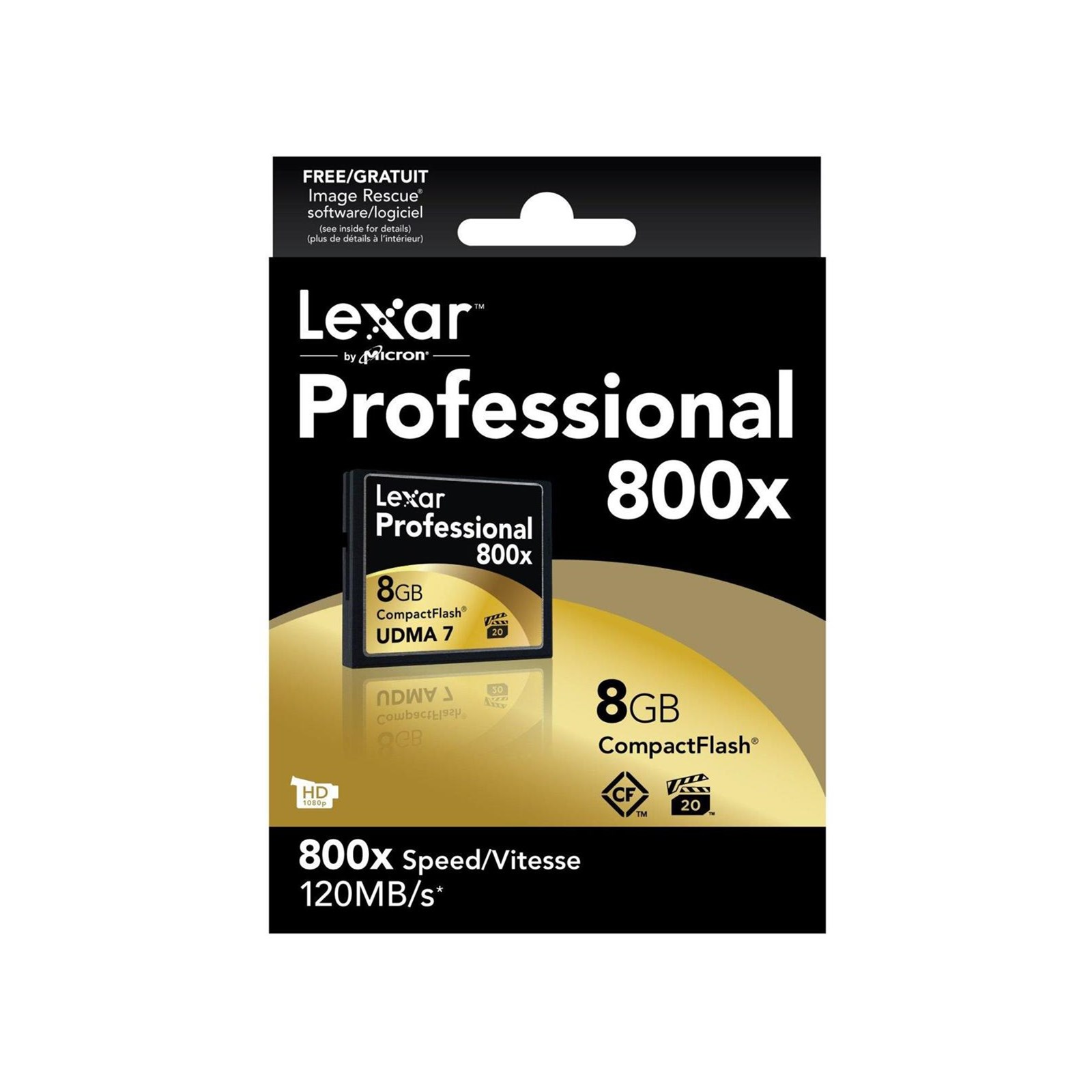 Lexar Professional 800x 8GB CF Card - LCF8GBCRBEU800 | CCL Computers