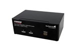 StarTech.com 2-Port Dual DisplayPort USB KVM Switch with Audio and USB 2.0 Hub