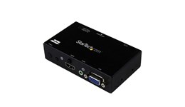 StarTech.com 2x1 HDMI + VGA to HDMI Converter Switch with Automatic and Priority Switching - 1080p
