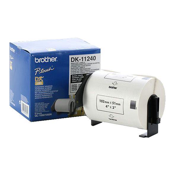 Brother DK Labels DK-11240 (51mm x 102mm) Barcode Labels (600 Labels ...