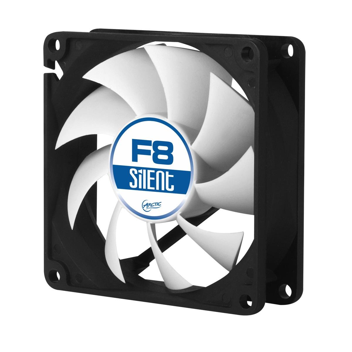 Arctic F8 Silent (80mm) 3Pin Case Fan with Standard Case ACFAN00025A