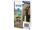 Epson Elephant 24XL (Yield 740 Pages) High Capacity Claria Photo HD Ink Cartridge (Cyan)