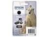 Epson Polar Bear 26XL (Yield 500 pages) Black Claria Premium Ink Cartridge (Non Tagged) for Expression Premium XP-600/XP-605/XP-700/XP-800 All-in-One Inkjet Printers