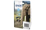 Epson Elephant 24XL (non-Tagged) High Capacity (Yield 740 Pages) Ink Cartridge (Light Cyan) for Epson Expression Photo: XP-750 / XP-850