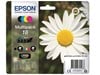 Epson Daisy 18 Multipack 4 Colour Claria Home Ink Cartridges (Black/Cyan/Magenta/Yellow)