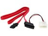 StarTech.com Slimline SATA Female to SATA with LP4 Power Cable Adaptor (0.9m)