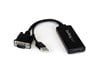 StarTech.com VGA to HDMI Adaptor with USB Audio and Power - Portable VGA to HDMI Converter - 1080p