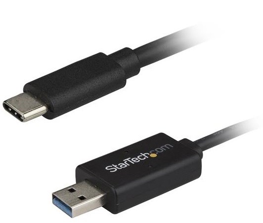 Photos - Cable (video, audio, USB) Startech.com USB-C to USB Data Transfer Cable  USBC3LINK (Black)