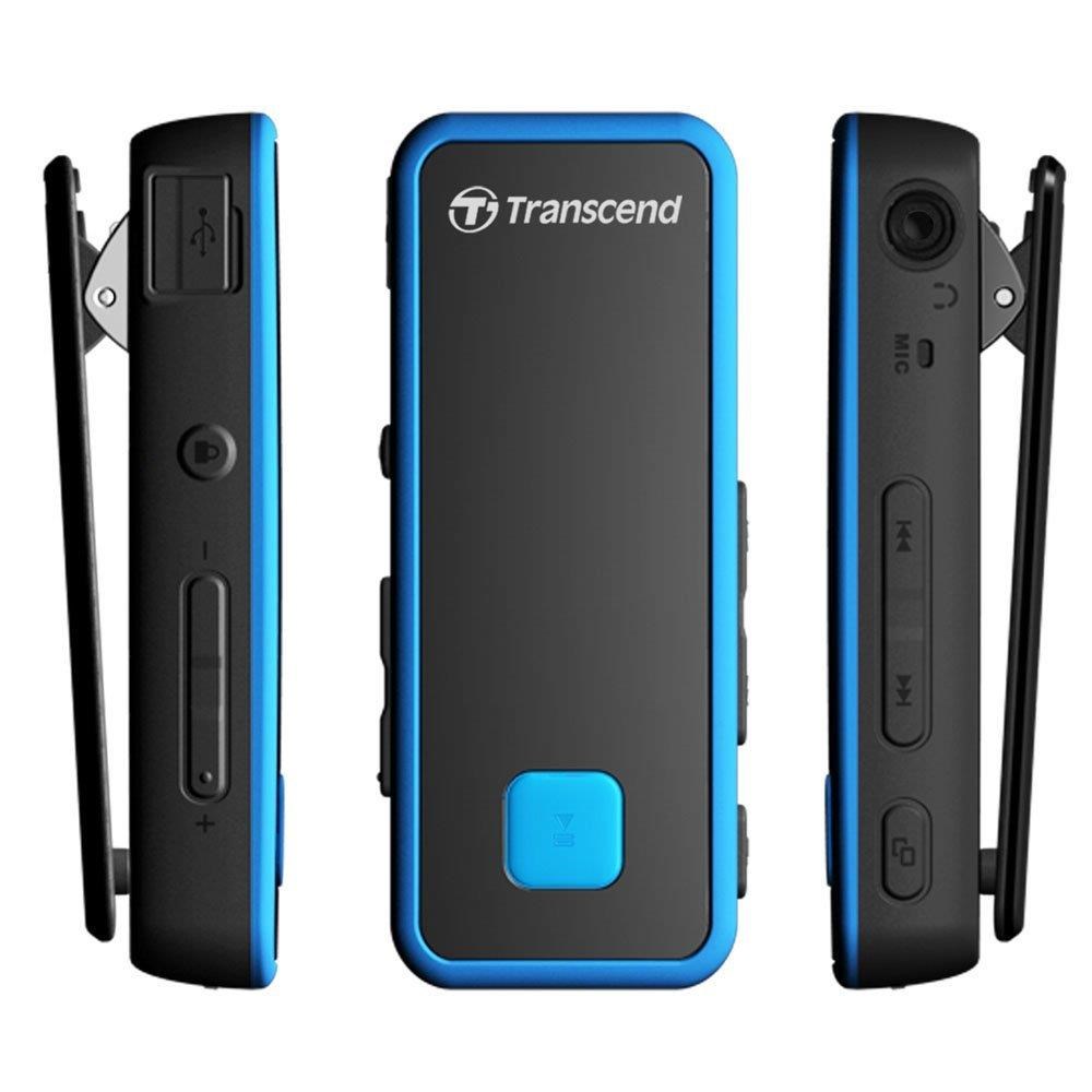 Transcend MP350 (8GB) Digital Music Player USB 2.0 (Blue) - TS8GMP350B ...