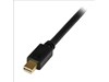 StarTech.com 6 feet Mini DisplayPort to DVI Adaptor Converter Cable - Mini DisplayPort to DVI 1920x1200 - Black
