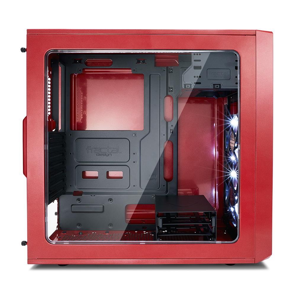 Fractal FD-CA-Focus-RD-W Boîtier pour PC Rouge 