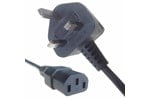 Connect Gear 1.8m Mains Power Cable, UK to C13