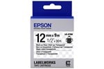 Epson LK-4TBN  (12mm x 9m) Label Cartridge (Black on Transparent) for LabelWorks Label Makers