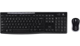 Logitech MK270 Wireless Combo Keyboard and Mouse Set - German