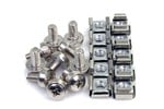 StarTech.com M6 Mounting Screws and Cage Nuts for Server Rack Cabinet (Pack of 100)