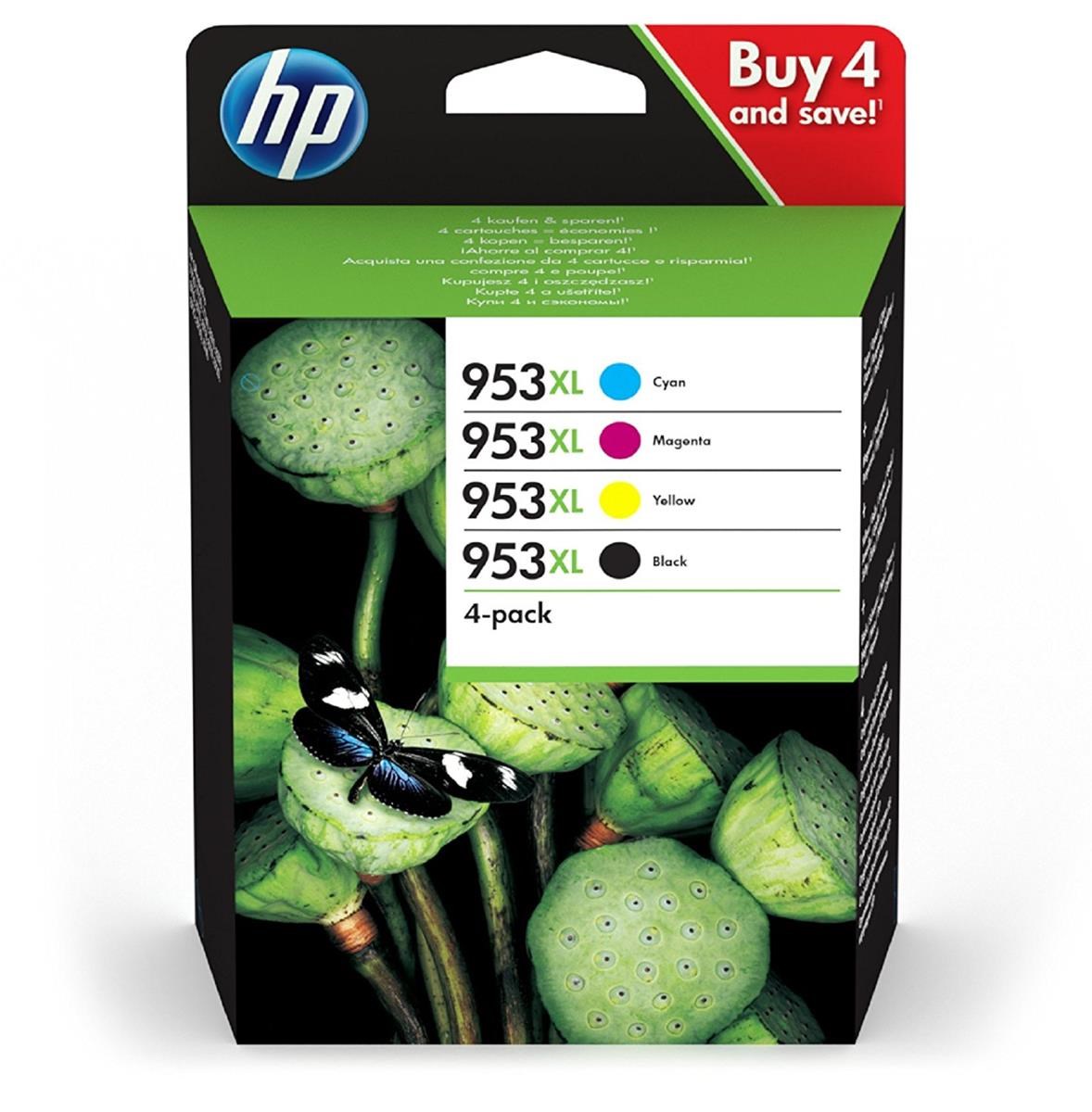 Photos - Ink & Toner Cartridge HP 953XL  High 3HZ52AE (Yield: 2,000 Pages Black/Yield: 1,600 Pages Colour)