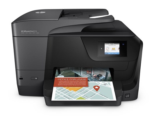 HP OfficeJet Pro 8715 (A4) Colour Inkjet Wireless All-in-One Printer (Print/Copy/Scan/Fax) 128MB ...