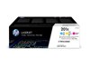 HP 201X (Yield: 2,300 Pages) High Yield Toner Cartridge (Cyan/Magenta/Yellow) Pack of 3