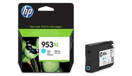 HP 953XL (Yield: 1,600 Pages) Cyan Ink Cartridge