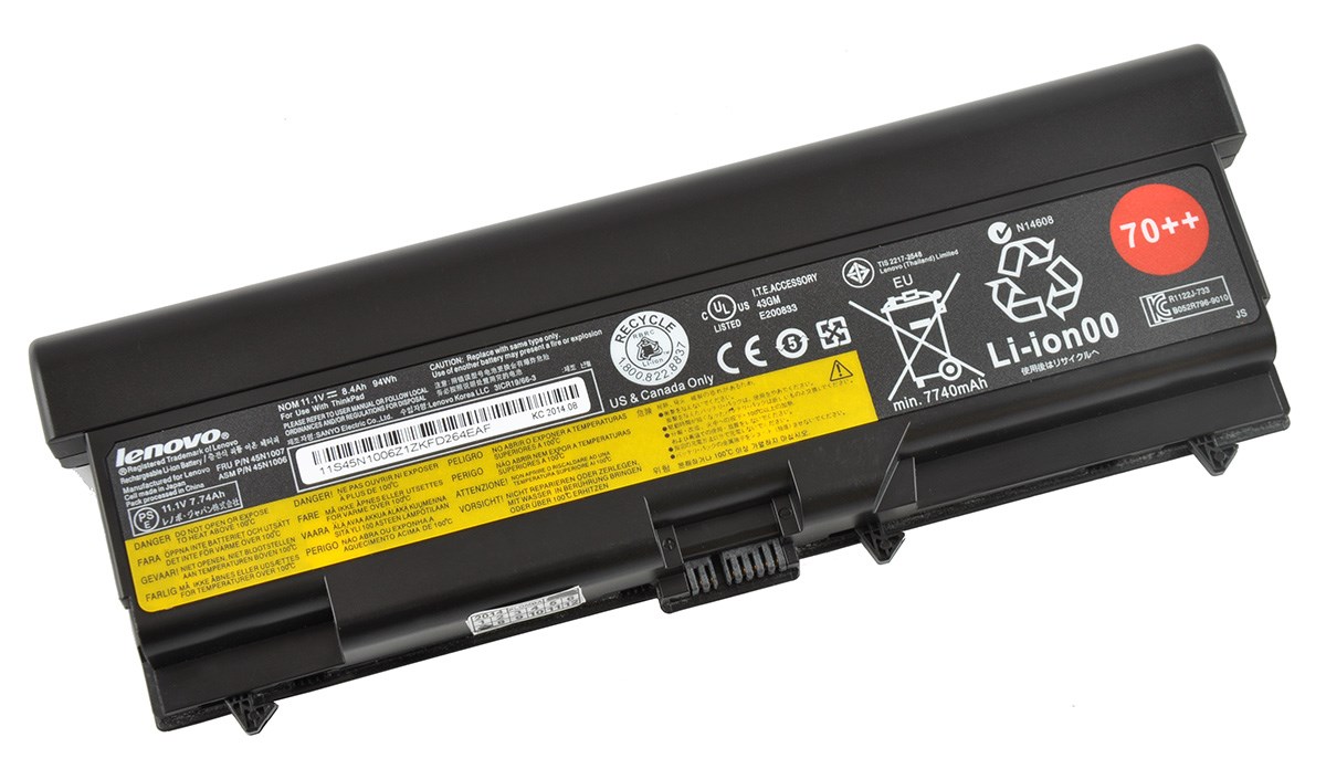 Lenovo 9Cell LithiumIon Rechargeable Battery 70++ 0A36303 CCL