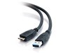 C2G 3m USB 3.0 A Male to Micro B Male Cable (Black)