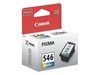 Canon CL-546 (Colour - C/M/Y) Ink Cartridge (Yield 180 Pages) Blister with Security for Pixma MG2250, MG2450, MG2550