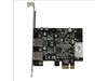 StarTech.com 2 Port PCI Express (PCIe) SuperSpeed USB 3.0 Card Adaptor with UASP - LP4 Power