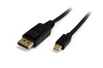 StarTech.com Mini DisplayPort to DisplayPort Adaptor Cable (3m) Black