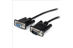 StarTech.com (2m) Straight Through DB9 RS232 Serial Cable - M/F (Black)
