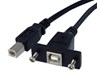 StarTech.com Panel Mount USB Cable B to B - F/M (0.3m)