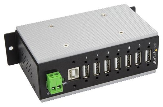 7port Industrial USB 2.0 Hub 15kV ESD Protection