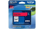 Brother P-touch TZe-441 (18mm x 8m) Black On Red Laminated Labelling Tape