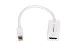 StarTech.com Mini DisplayPort to HDMI 4K Audio / Video Converter mDP 1.2 to HDMI Active Adaptor for Mac Book Pro / Mac Book Air - 4K @ 30 Hz (White)
