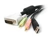 StarTech.com 4-in-1 USB DVI Audio and Microphone KVM Switch Cable (1.8m)