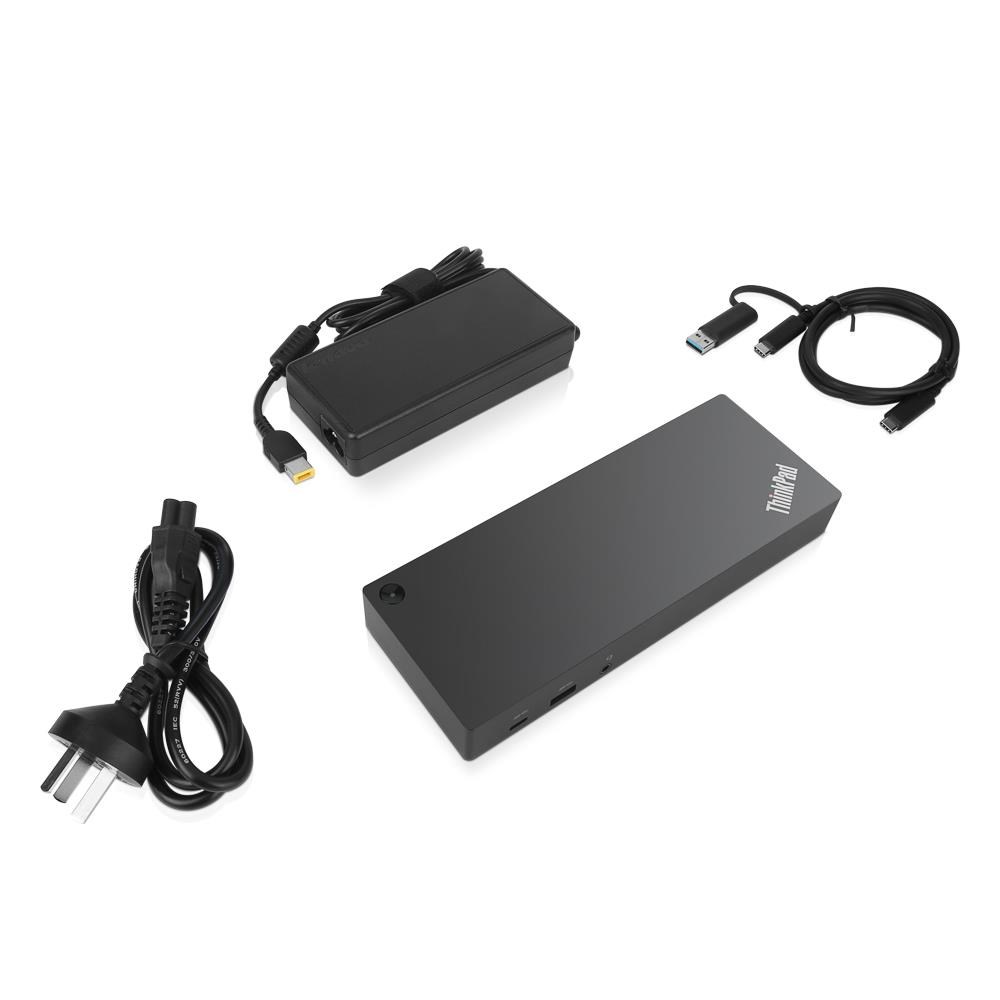 Photos - Laptop Cooler Lenovo ThinkPad Hybrid USB-C with USB-A Dock 40AF0135UK 
